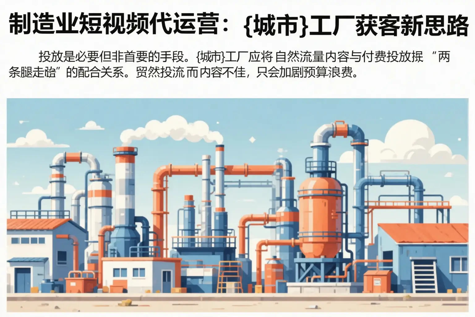 制造业短视频代运营：槐荫工厂获客新思路